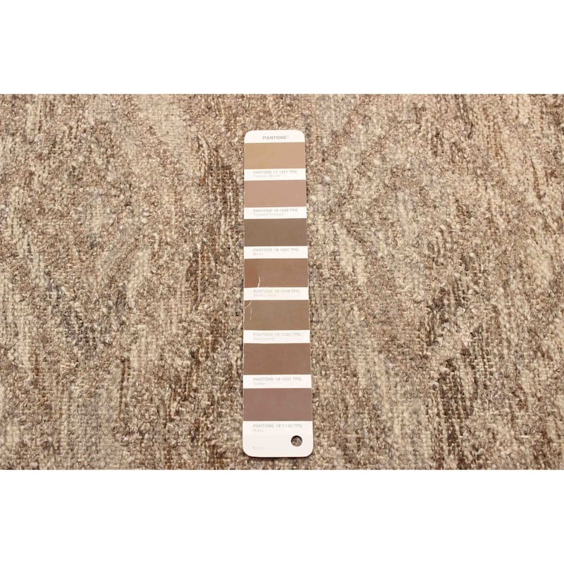 ECARPETGALLERY Flat-Weave Ankara FW Brown Wool Kilim - 5'3 x 7'9