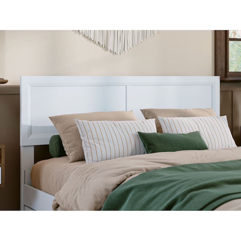 Sophia Solid Wood Headboard - White - Full