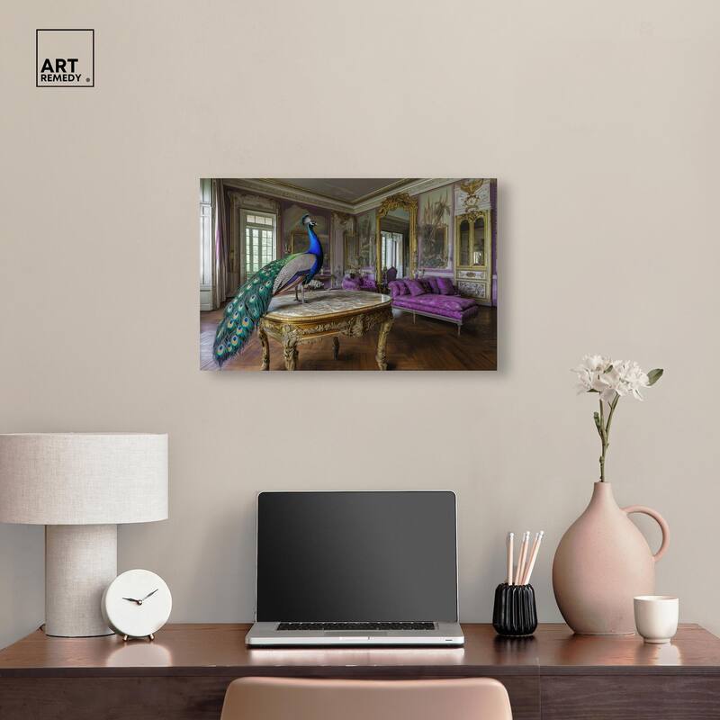 Royal Plumage Canvas by Art Remedy, Gallery Wrapped