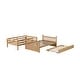 preview thumbnail 68 of 66, Full Over Full Bunk Wood Bed With Twin Trundle