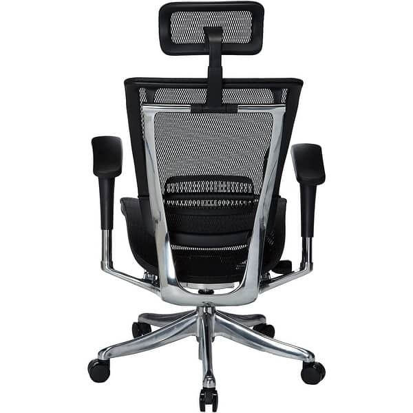 GM Seating Enklave XL Ergonomic Office Chair Chrome Base with Headrest