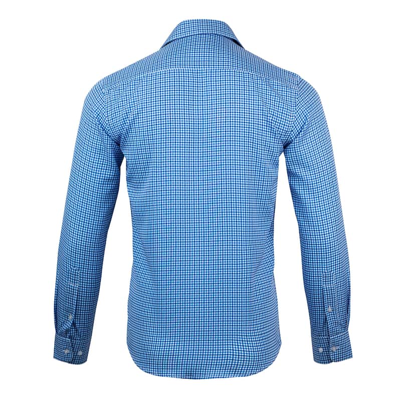 Nautica Men's Wrinkle-Resistant Check Performance Dress Shirt