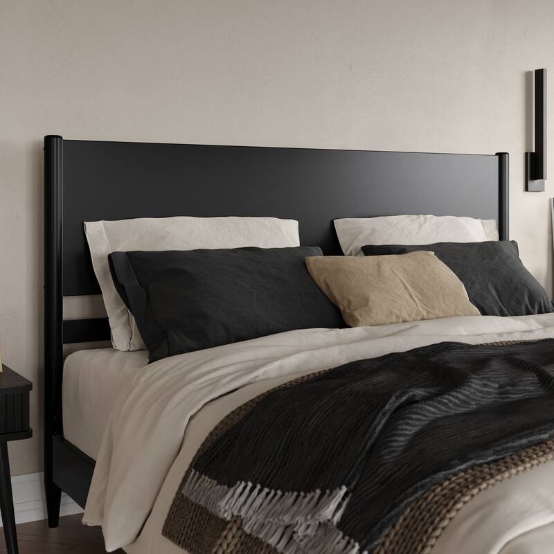 AFI Pasadena Panel Headboard - Black - King