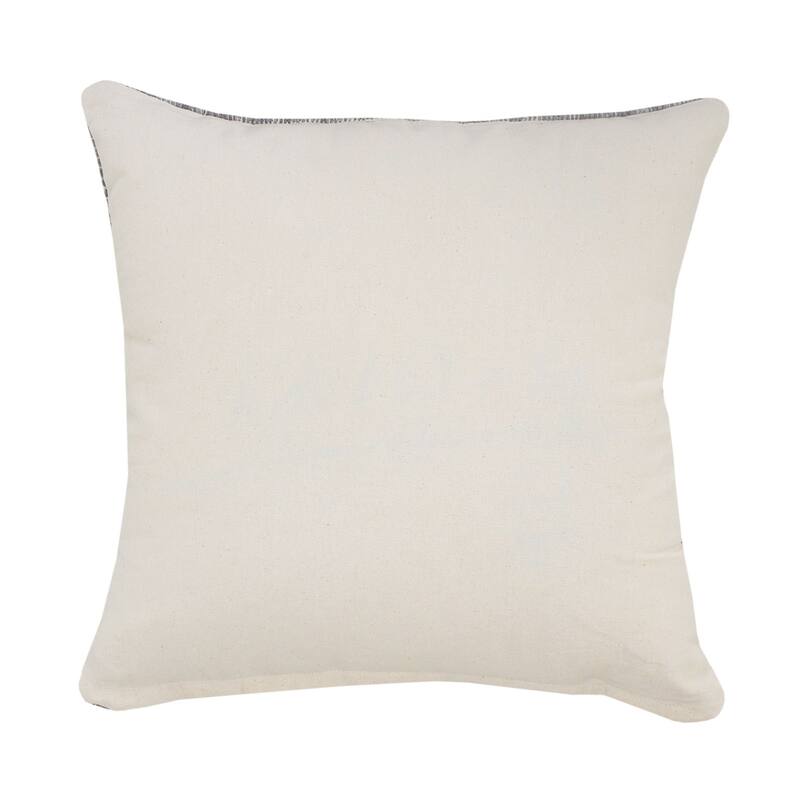 20" Gray Diamond Geometric Square Throw Pillow