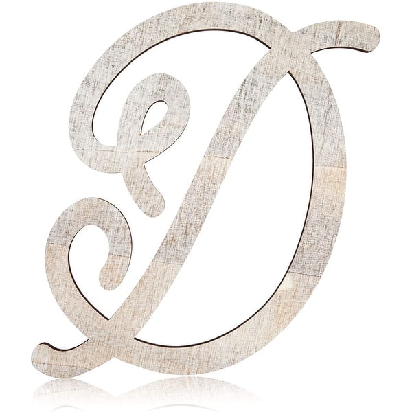Rustic Wood Monogram Letter D (13 in.) - Bed Bath & Beyond - 33030700