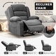 preview thumbnail 4 of 19, Widen Recliner Chair for Adults, Heavy Duty 350Lb Manual Large Lounge Chairs