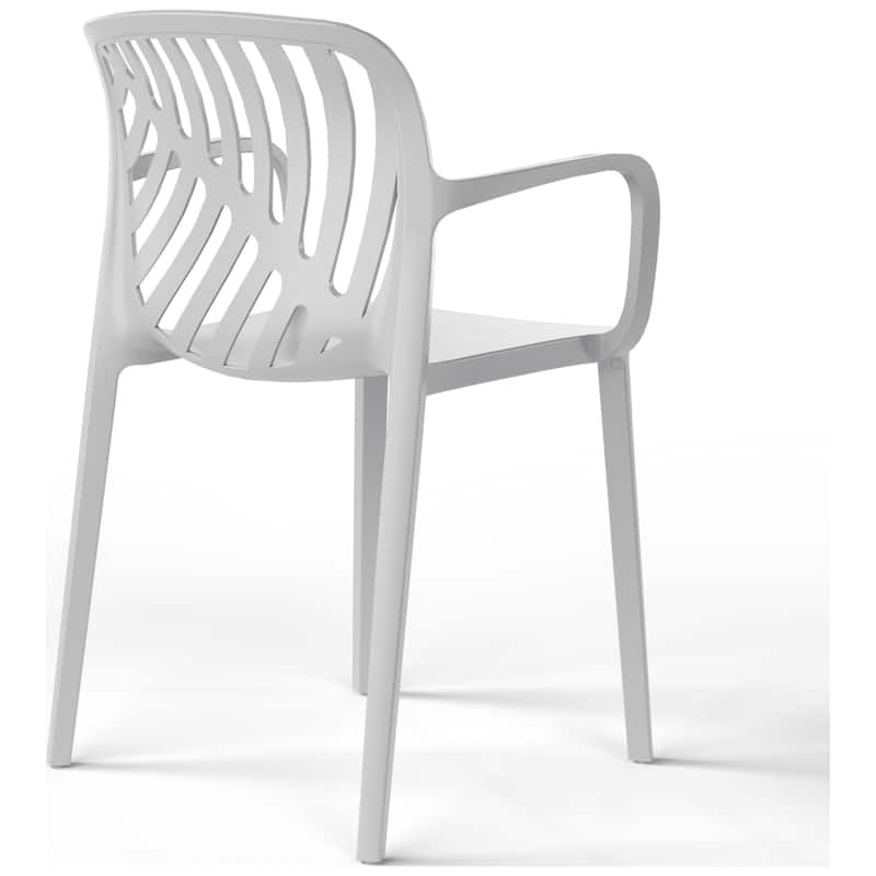 Frond and Form Outdoor Stacking Dining Armchair (Set of 2)