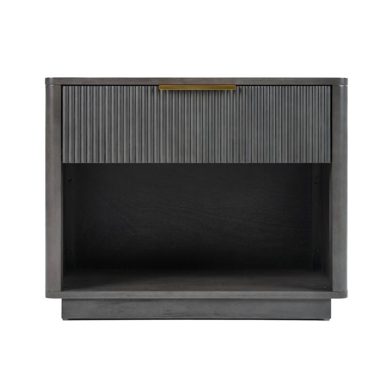 Nova Domus Santa Monica Modern Grey Wash Nightstand