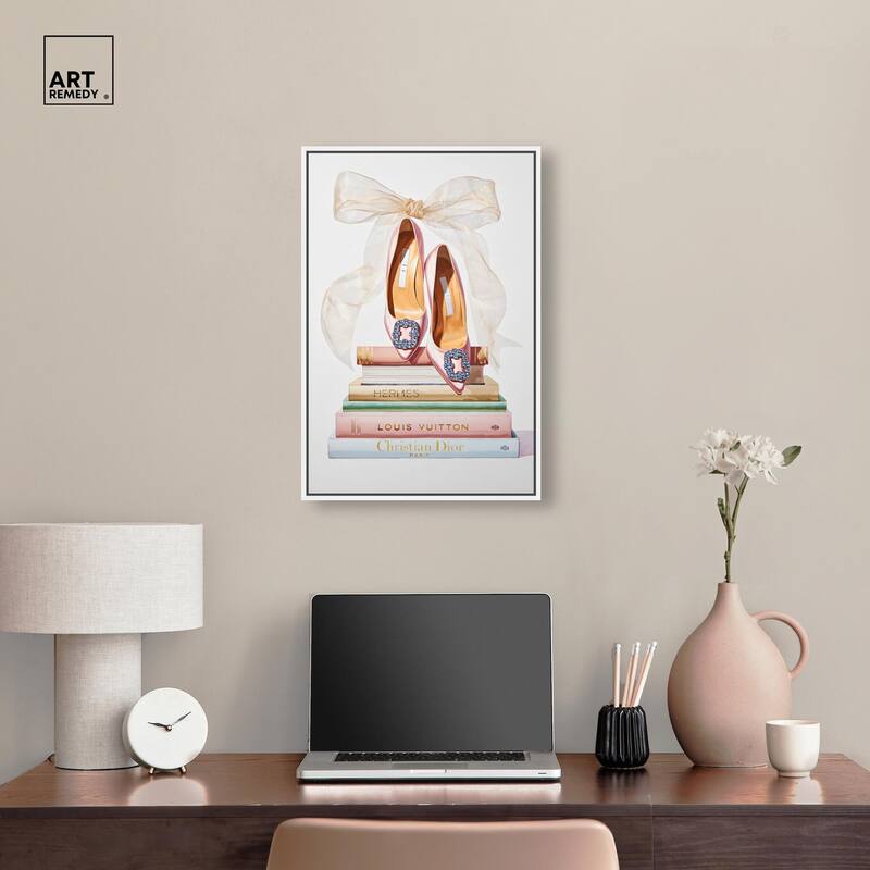 Designer Library Canvas by Art Remedy