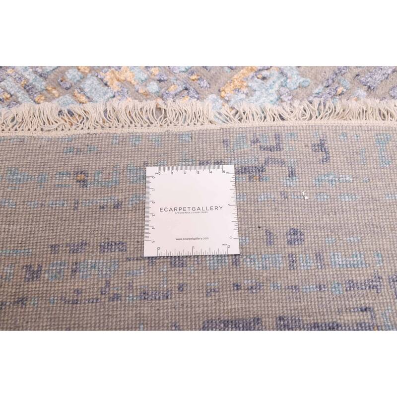 ECARPETGALLERY Hand-knotted Legacy Grey Silk, Wool Rug - 9'0 x 12'0