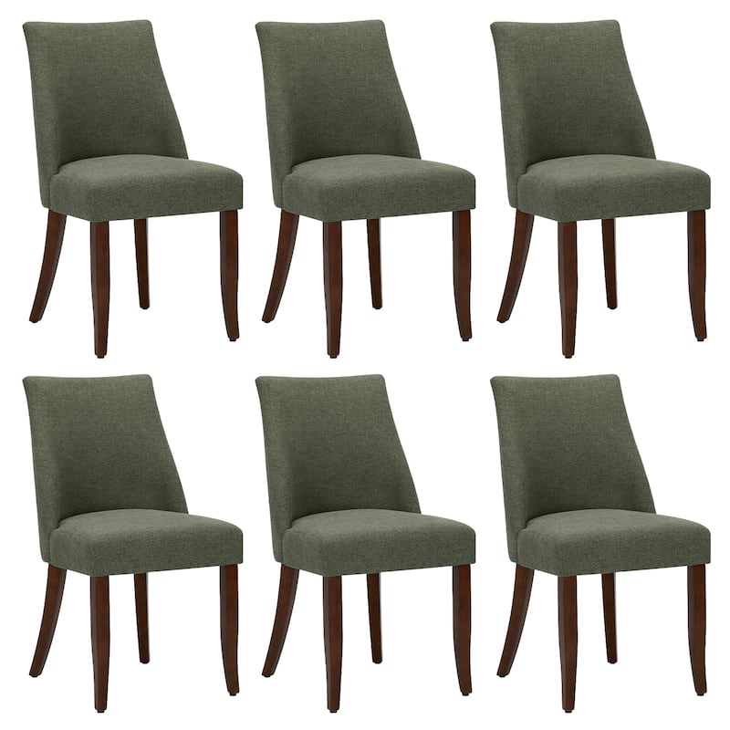 RENEWLINE Contemporary Dining Chair（Set of 2/4/6 - Upholstered Backrest & Wood Frame