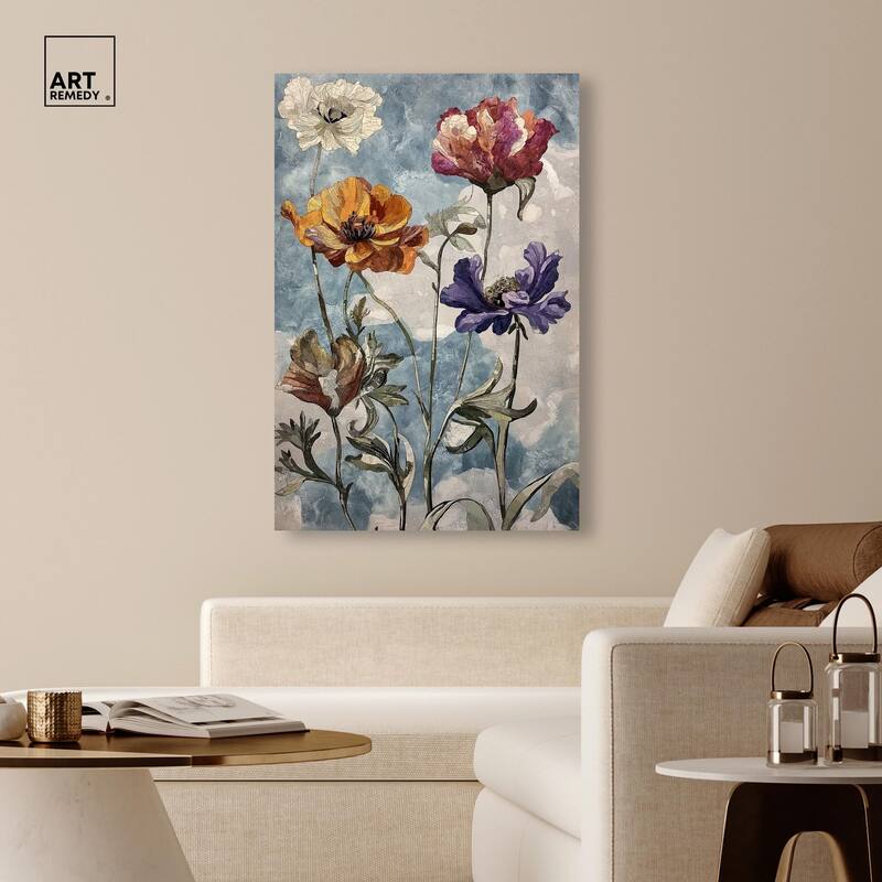 Hued Blossom II Canvas by Art Remedy, Gallery Wrapped
