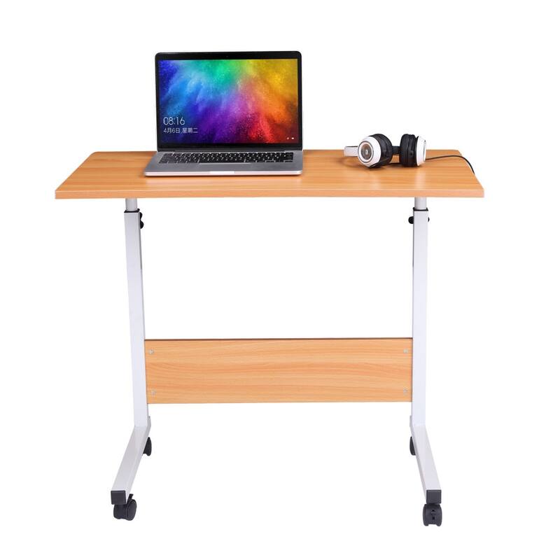 38.5" Removable Chipboard & Steel Computer Desk Side Table
