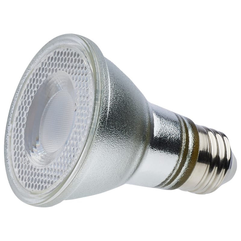 7 Watt Econo LED PAR20 3000K 35 Degree Beam Angle Medium Base 120-277V - Silver