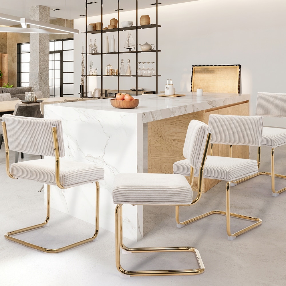 Beige and gold chair best sale
