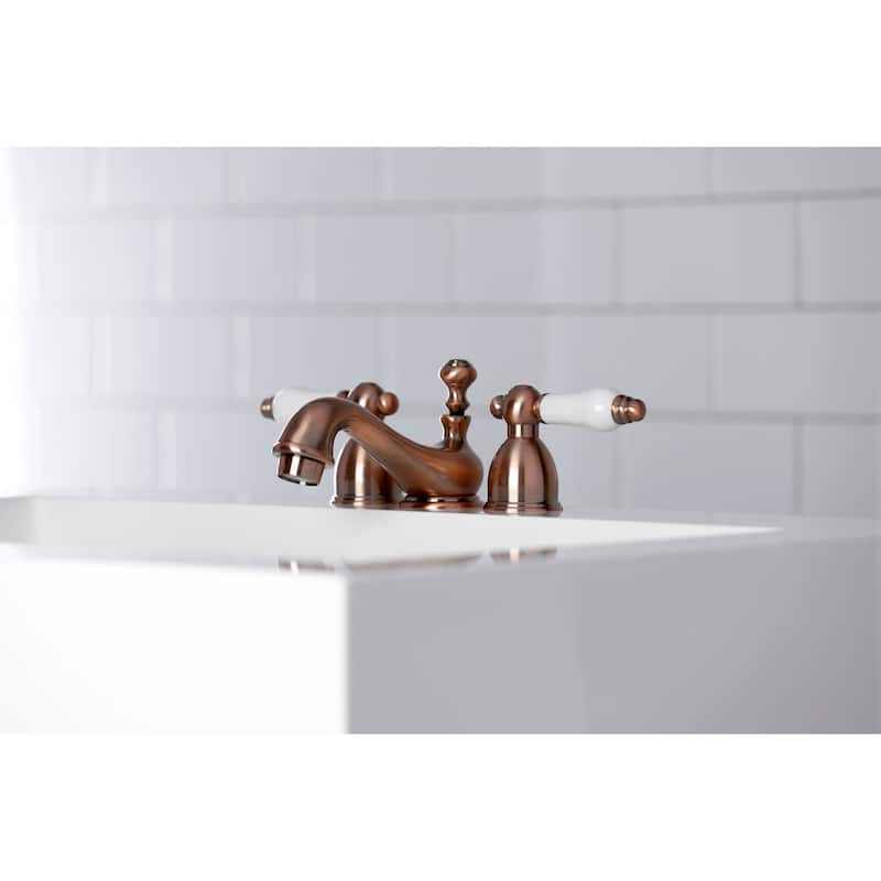 Kingston Brass Restoration 1.2 GPM Deck Mounted Widespread Bathroom