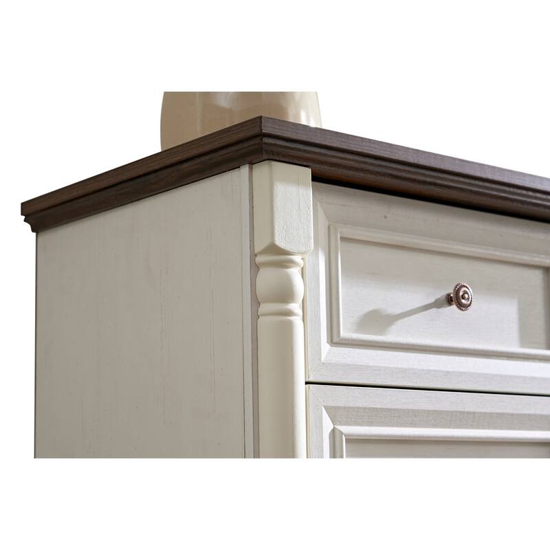 Rustic Rustic Chest of 10 Drawer Dresser Chest