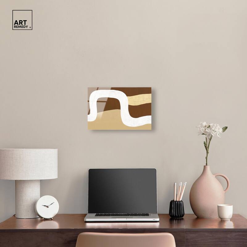 Minimal Wavy II Acrylic by Art Remedy, Ready to Hang