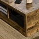 preview thumbnail 18 of 16, HOMCOM Coffee Table, Vintage Style Tea Table with Cabinet, Open Storage Compartments, Coffee Tables for Living Room, White