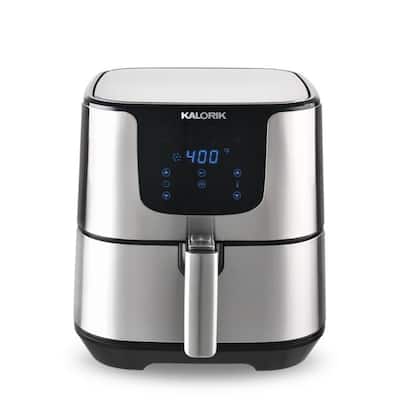KALORIK 3.5 QT Digital Air Fryer Pro, Stainless Steel Refurbished