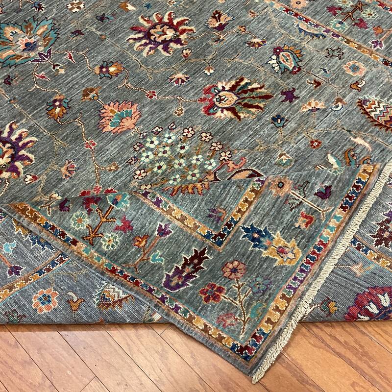 HERAT ORIENTAL Handmade Afghan Mogul Design Wool Rug - 5'9" x8'