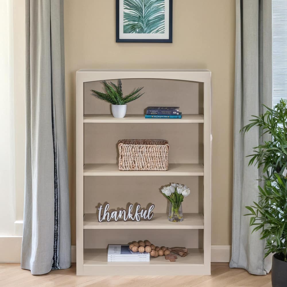 Arch+Haven Solid Wood Bookcase 30 x 48