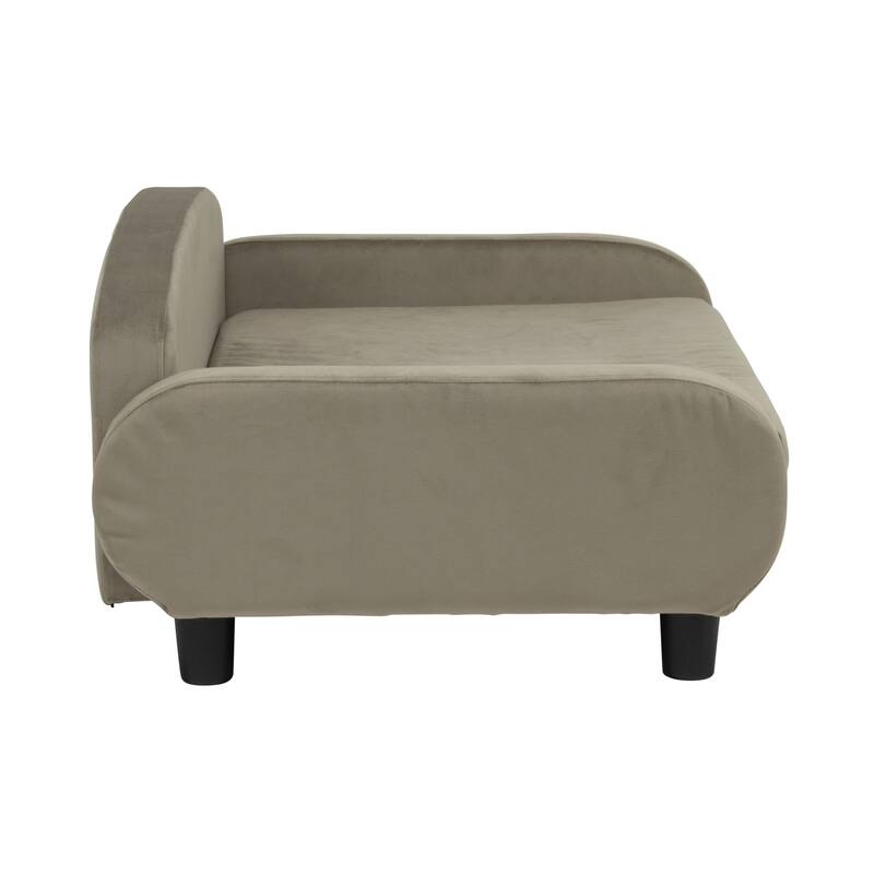 Paws & Purrs Modern Pet Sofa Bed Low-Back Lounger for Dogs & Cats – Removable Washable Mattress Cover