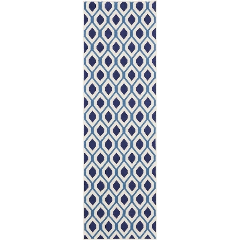 Nourison Grafix Modern Geometric Area Rug