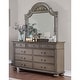 preview thumbnail 11 of 22, Furniture of America Vame Traditional Grey Wood 6-Piece Poster Bedroom Set