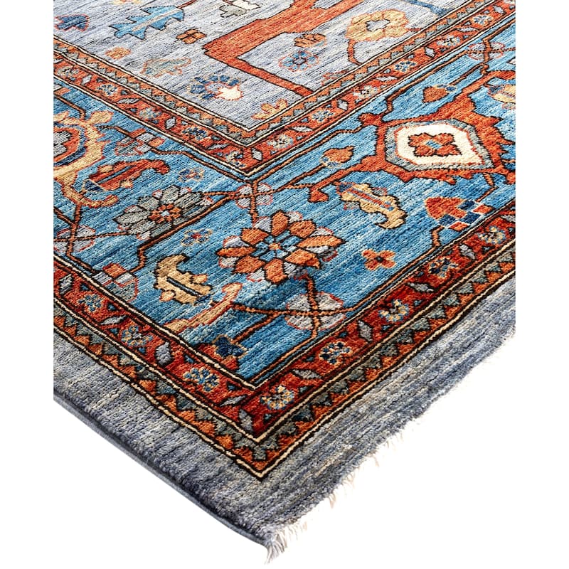 Serapi One-of-a-Kind Hand-Knotted Area Rug - Gray - 10' 2" x 14' 0"