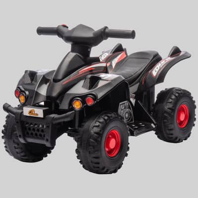 Electric 6V Kids Quad Car, Ride-On ATV with Music, Smooth Drive, for Kids Ages 2-6