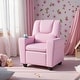 preview thumbnail 1 of 10, Costway Kids Recliner Armchair Children's Furniture Sofa Seat Couch Pink