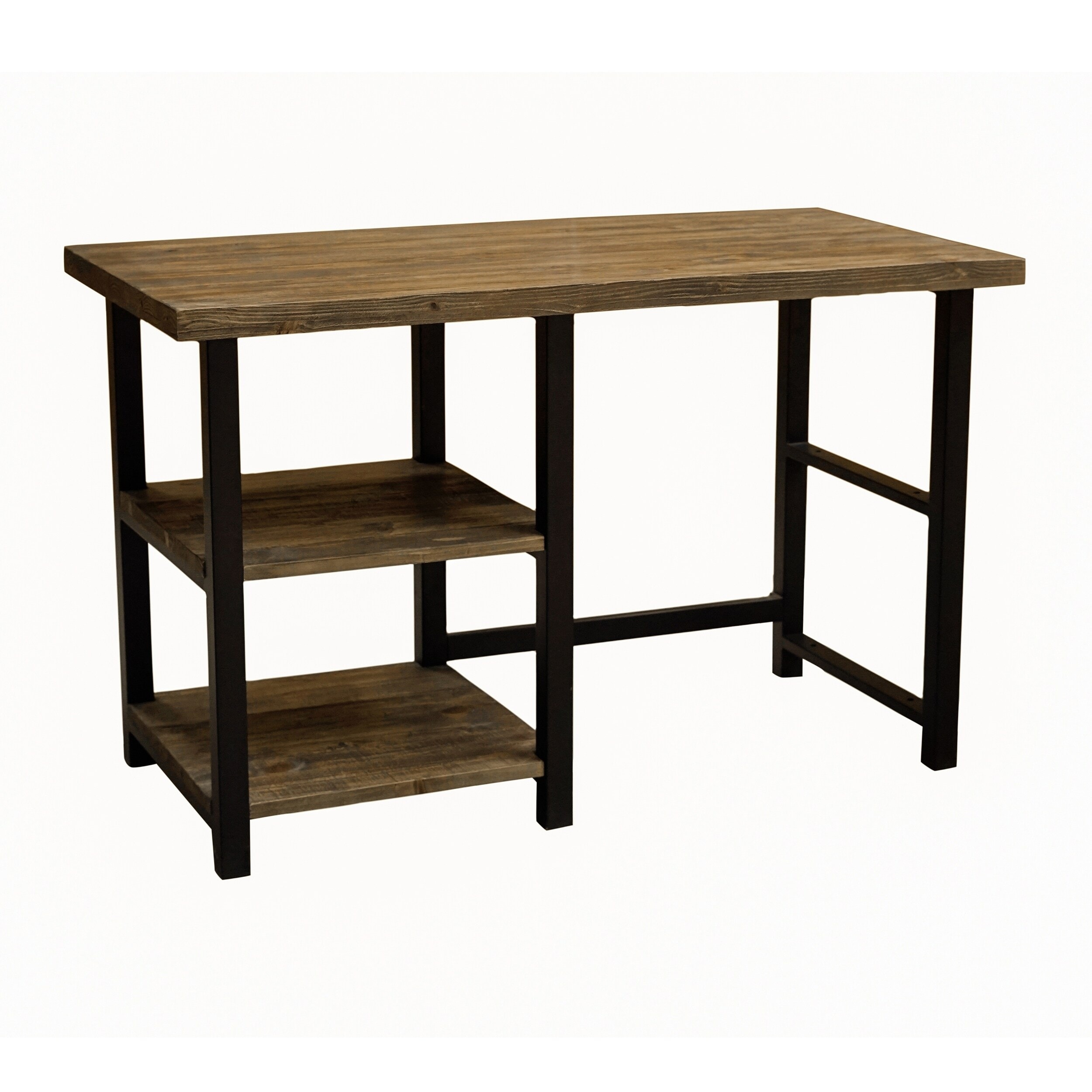 Carbon loft lawrence metal outlet and solid wood desk