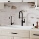 preview thumbnail 53 of 53, Karran Top Mount Double Equal Bowl Quartz Kitchen Sink - 33" x 22" x 9" - 33" x 22" x 9"