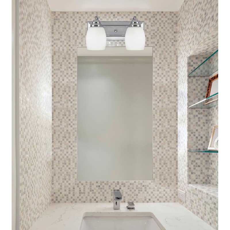 Canarm Griffin 2 Light 14" Wide Bathroom Vanity Light