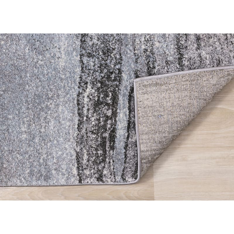 Brookfield Collection - Blue Blend Rug - 6'7" x 9'6"