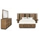 preview thumbnail 2 of 12, Terrace Panel Bedroom Set Ash Brown