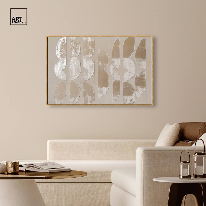 Columnar Shapes II Canvas by Art Remedy
