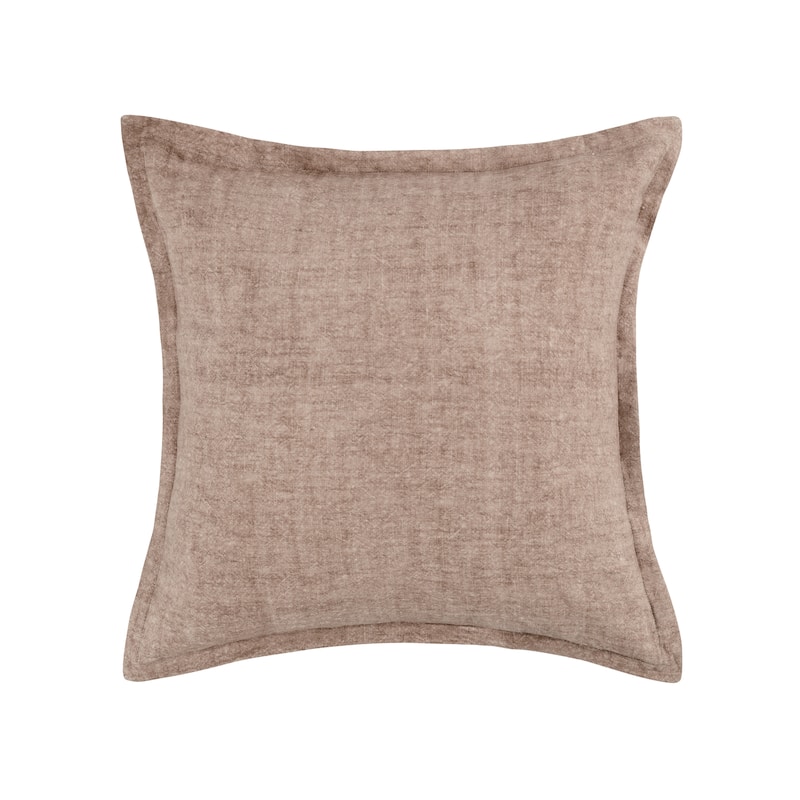 Amy Linen 22-inch Square Throw Pillow, by Kosas Home
