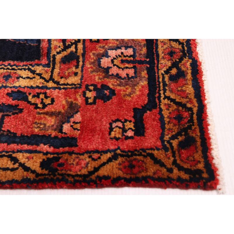 ECARPETGALLERY Hand-knotted Andelz Dark Navy Wool Rug - 3'5 x 7'1