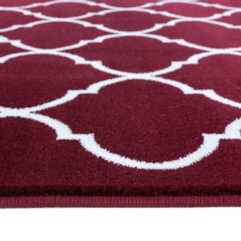 SUSSEXHOME Trellis Desing Area Rug