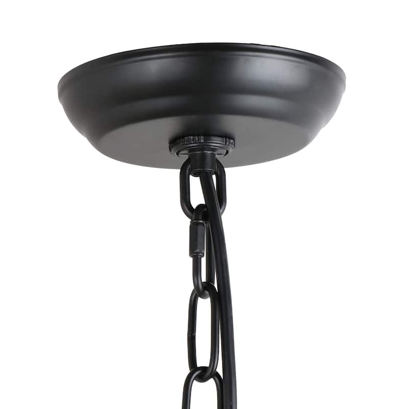 Anmytek Farmhouse 1-Light Orb Wood Island Pendant Lights for Dining Room Foyer