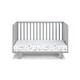 preview thumbnail 5 of 7, HomeRoots Light Gray Solid and Manufactured Wood Standard Three In One Convertible Crib - 54