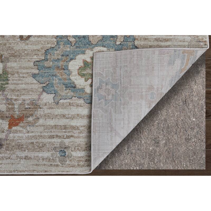 HomeRoots Abstract Bohemian Rectangle Area Rug