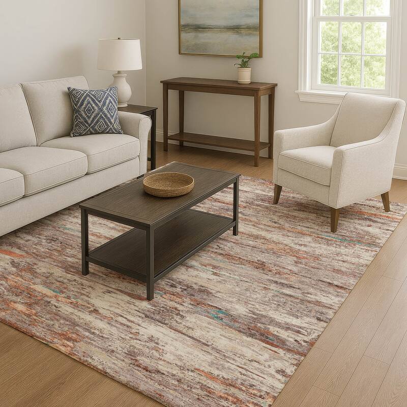 Premium Washable Super Soft Stripe Ombre Mayfield Rug