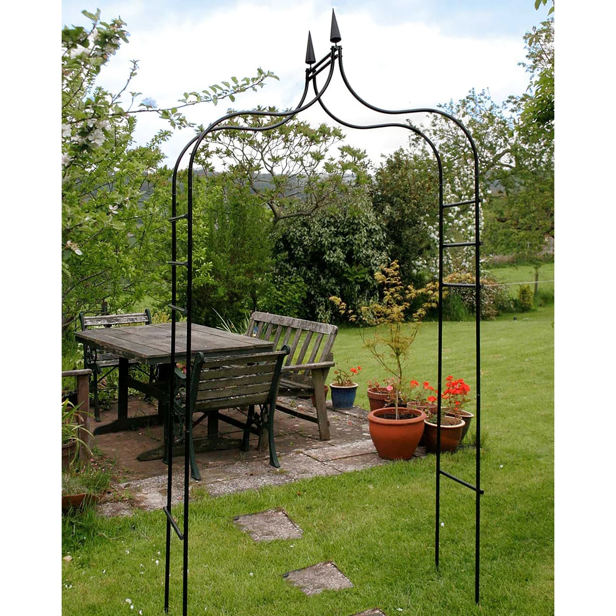 Tildenet Gothic-Style Steel Arch - Extension Kit also available