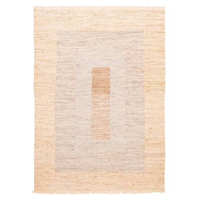 Ankara Ivory Kilim 5'1" x 7'4" - 5'1 x 7'4 - Ivory - 5'1 x 7'4