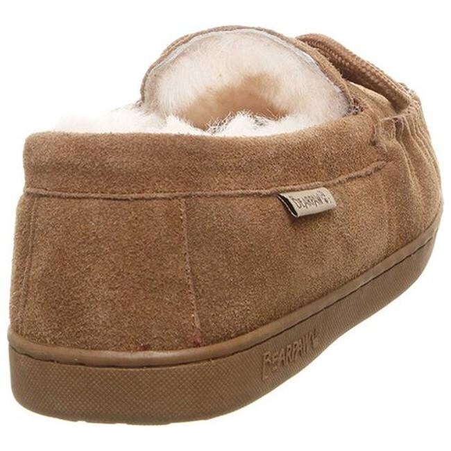 mens bearpaw moccasin slippers