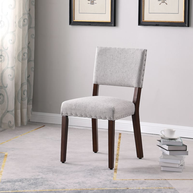 The Gray Barn Elve Hill Dining Chair - Set of 2 - Gray Woven