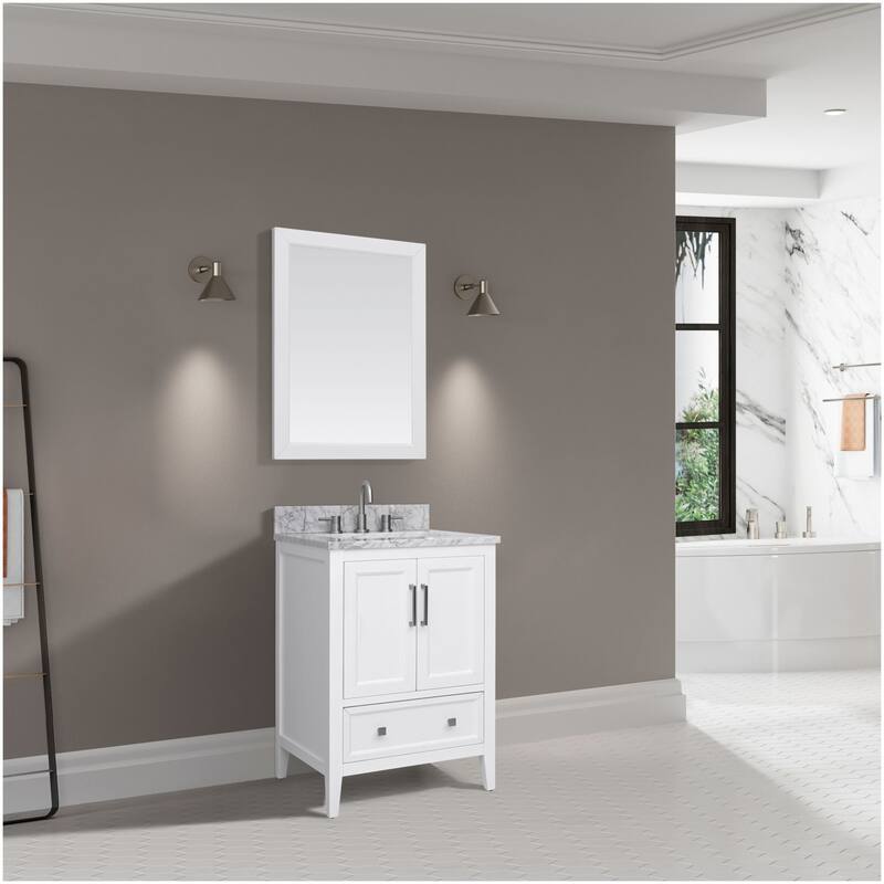 Avanity EVERETTE-VS25-WT-C Everette 24" Free Standing Single Basin
